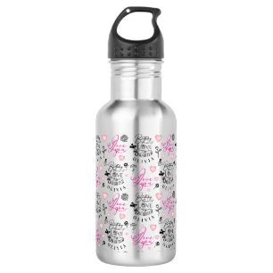 Daughter Birthday Calligraphy Custom Name Modern 532 Ml Water Bottle
