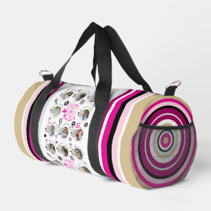 Daughter Birthday Photo Collage Typography Duffle Bag