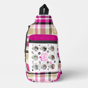 Daughter Birthday Photo Frame Sling Bag