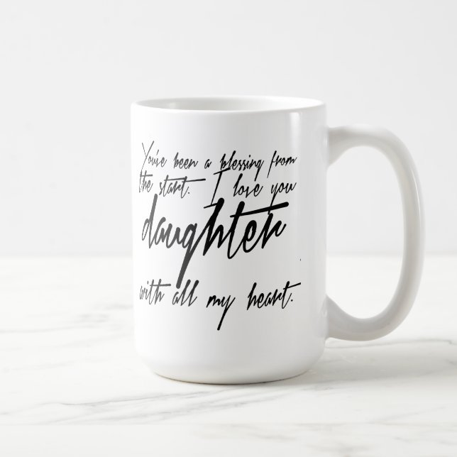 Daughter Blessing Coffee Mug (Right)