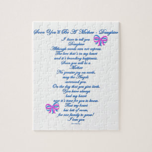 Daughter Expecting 1st Baby Jigsaw Puzzle