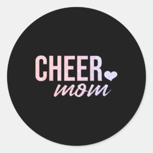 Daughter Flyer Than Yours Cheer Dad Funny Cheerlea Classic Round Sticker