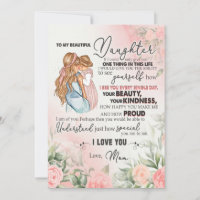 Daughter Gift | Letter To My Daughter From Mum