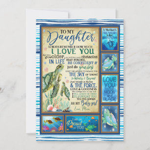 Daughter Gift Letter To My Daughter From Mum Holiday Card