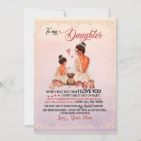 Daughter Gift | Letter To My Daughter From Mum