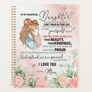 Daughter Gift Letter To My Daughter From Mum Planner