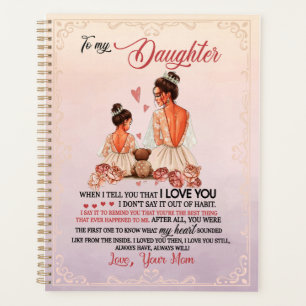 Daughter Gift Letter To My Daughter From Mum Planner