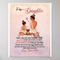 Daughter Gift | Letter To My Daughter From Mum