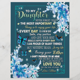 Daughter Gifts Letter To My Daughter From Dad Custom Letterhead
