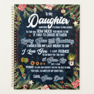 Daughter Gifts Letter To My Daughter From Dad Planner