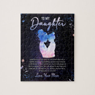 Daughter Gifts   Letter To My Daughter From Mum Jigsaw Puzzle