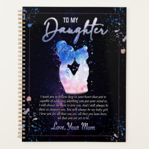 Daughter Gifts Letter To My Daughter From Mum Planner