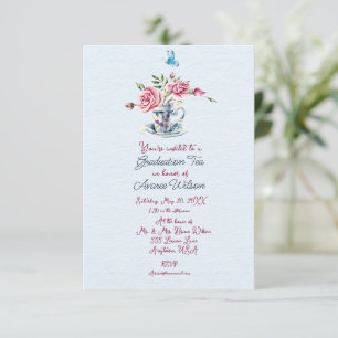 Daughter Graduation Tea Celebration Invitation
