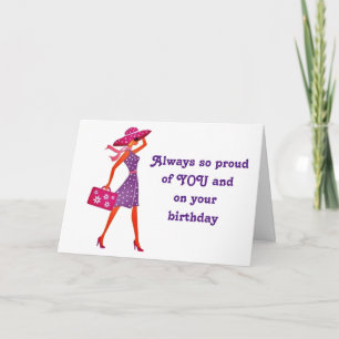 "DAUGHTER" HAPPY BIRTHDAY** CARD