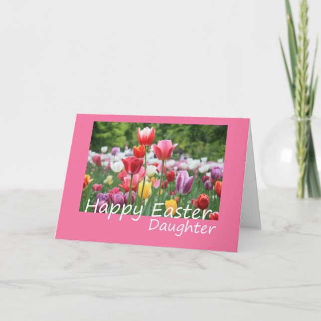 Daughter Happy Easter Holiday Card (Front)