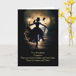 Daughter Happy Halloween Witch Voodoo  Card