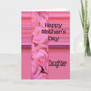 Daughter   Happy Mother's Day rose card