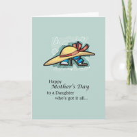 Daughter Hat Sandals Mother's Day