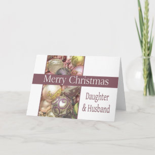 Daughter & Husband Merry Christmas card