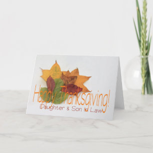 Daughter & Husband Thanksgiving Card