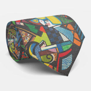 Daughter in a Rocker - Sayen Modern Art Tie