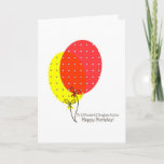 Daughter In Law Birthday Cards, Colourful Balloons Card<br><div class="desc">A simple,  clean,  nice and colourful balloons card for a daughter in law on her birthday. Inside text is customisable.</div>