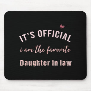 Daughter In Law Birthday Christmas  From Mor Mouse Pad
