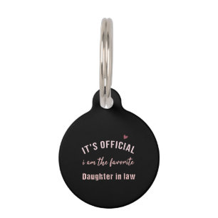 Daughter In Law Birthday Christmas  From Mor Pet Tag