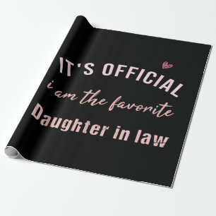 Daughter In Law Birthday Christmas  From Mor Wrapping Paper