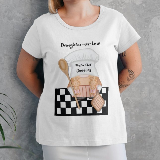 Daughter in Law Birthday Gnome Chef Cook T-Shirt (Creator Uploaded)