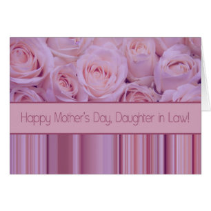 Daughter in Law   Happy Mother's Day rose card