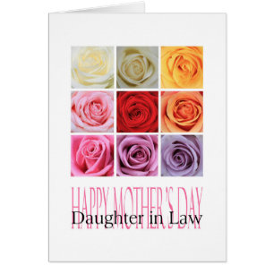 Daughter in Law   Happy Mother's Day rose card