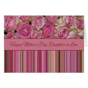 Daughter in Law   Happy Mother's Day rose card