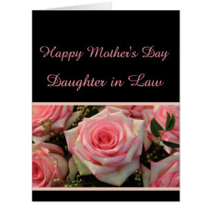 Daughter in Law Happy Mother's Day rose card