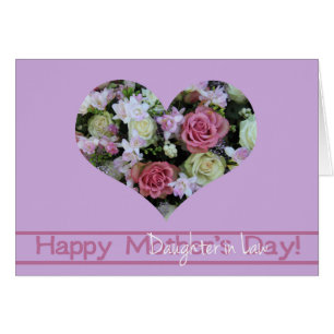Daughter in Law   Happy Mother's Day rose card
