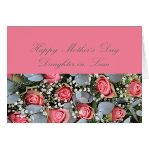 Daughter in Law   Happy Mother's Day rose card