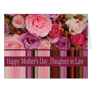 Daughter in Law   Happy Mother's Day rose card