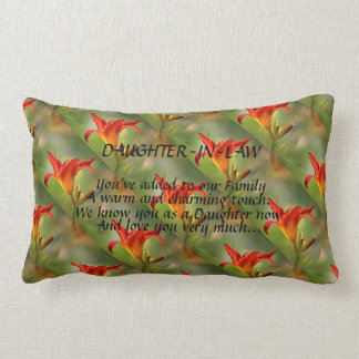 "DAUGHTER-IN-LAW" LUMBAR PILLOW