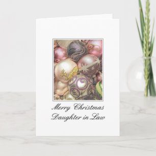 Daughter in Law  Merry Christmas card