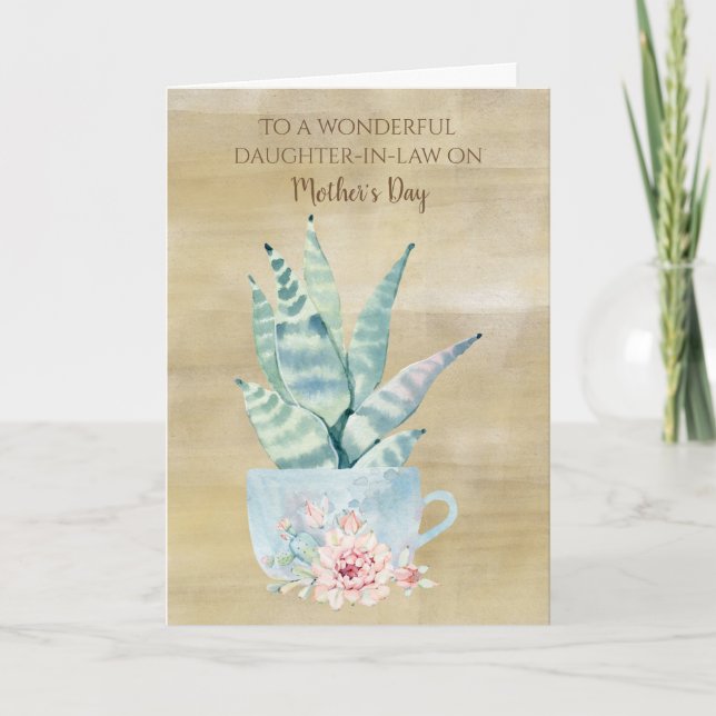 Daughter-in-law Mother's Day  Card (Front)