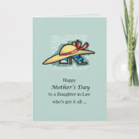 Daughter in Law Mother's Day Hat Sandals