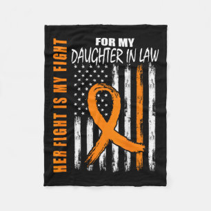 Daughter In Law Multiple Sclerosis Awareness Ms Fl Fleece Blanket