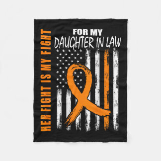 Daughter In Law Multiple Sclerosis Awareness Ms Fl Fleece Blanket