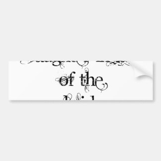 Daughter In-Law of the Bride Bumper Sticker