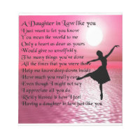 Daughter in Law Poem - Ballerina