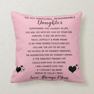 daughter love mum cushion