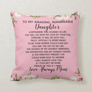 daughter love mum cushion