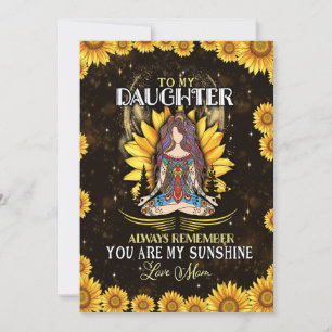 Daughter Lovers To My Daughter Love Mum Holiday Card