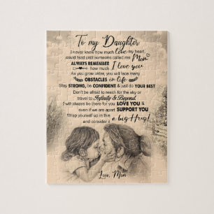 Daughter Lovers   To My Daughter Love Mum Jigsaw Puzzle