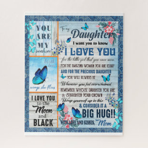 Daughter Lovers   To My Daughter Love Mum Jigsaw Puzzle